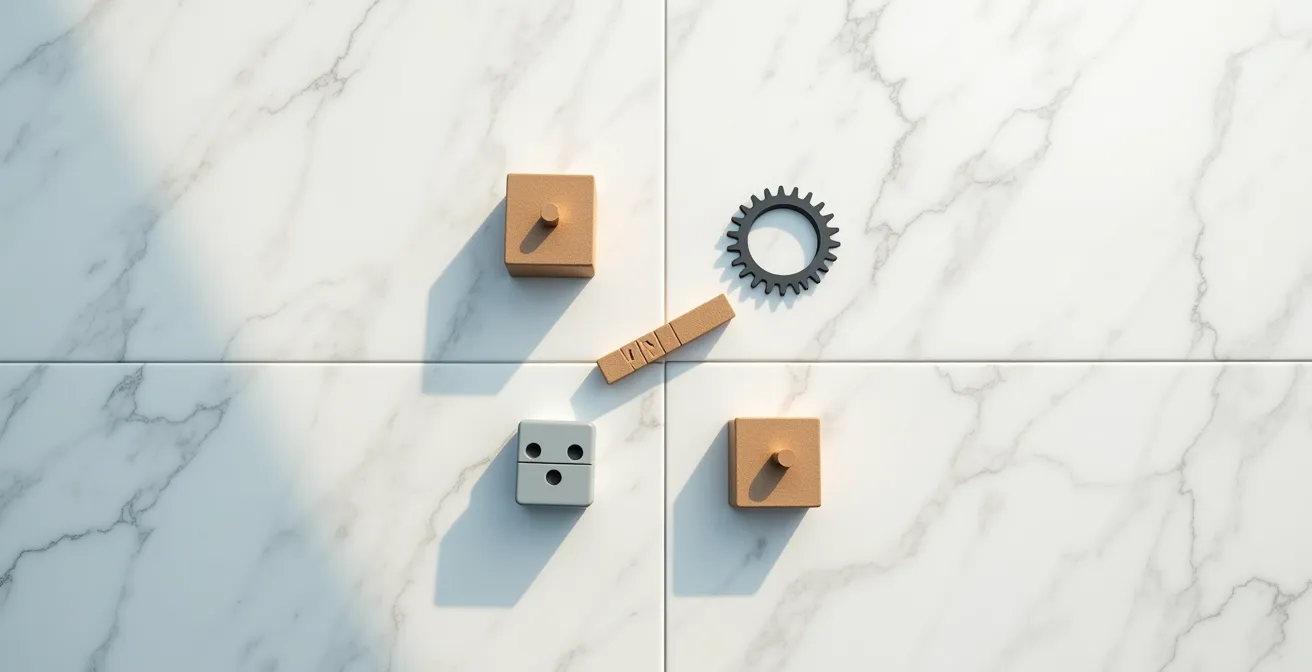 Visualisierung einer Automatisierungs-Matrix mit vier Quadranten zur Priorisierung von Aufgaben