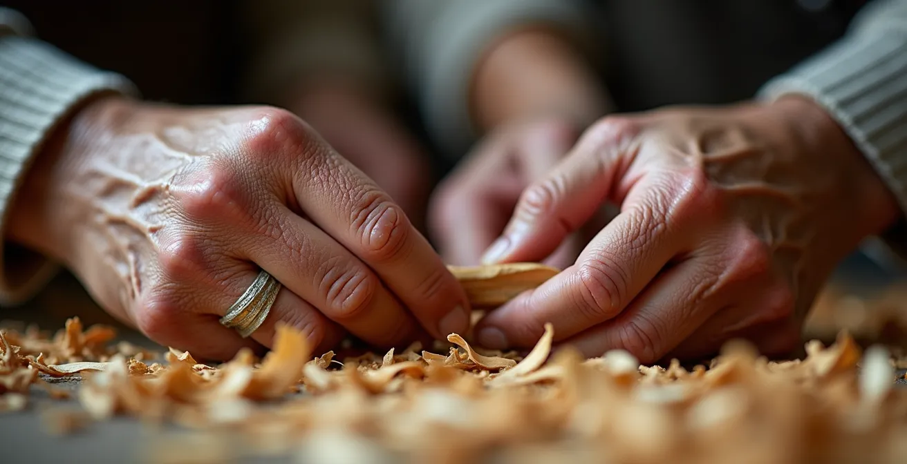 Teilnahme an lokaler Tradition als aktiver Teilnehmer visualisiert