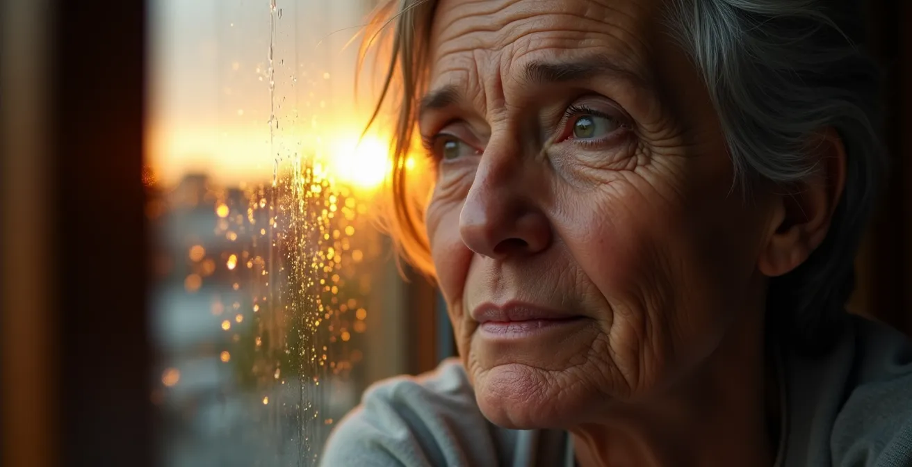 Metaphorische Darstellung der Midlife-Crisis als Öffnung neuer Perspektiven