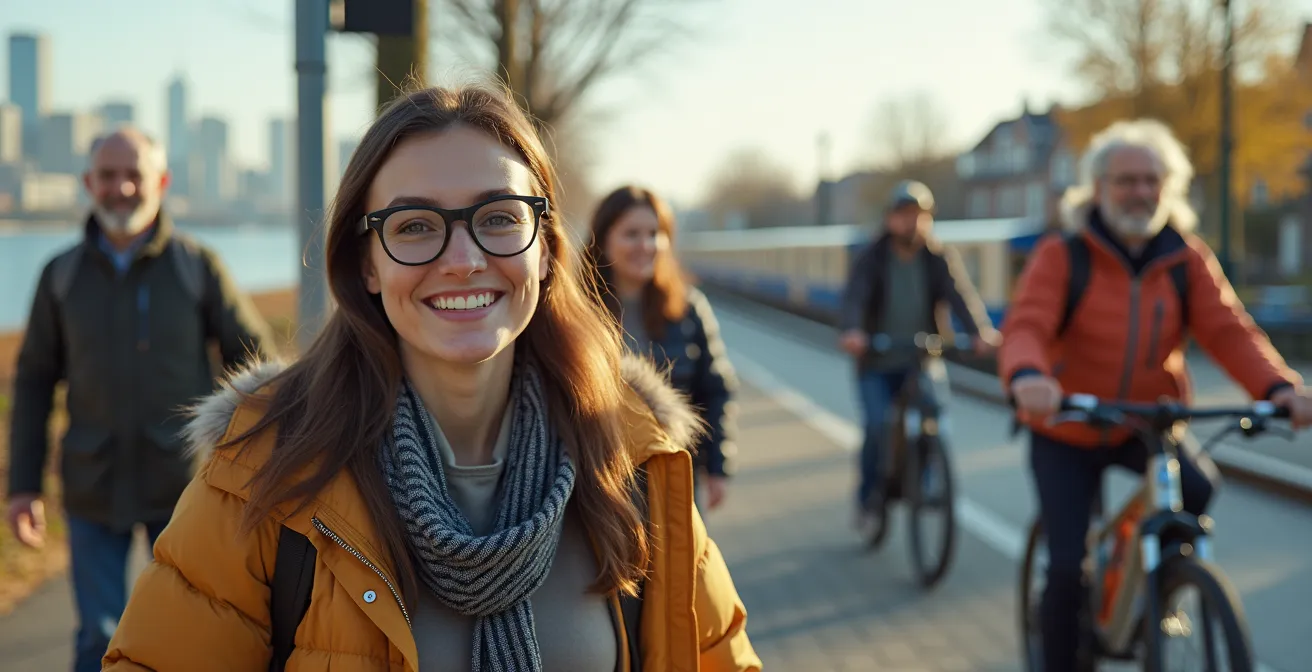 Vergleich verschiedener Mobilitätsprofile vom urbanen Pendler bis zur ländlichen Familie